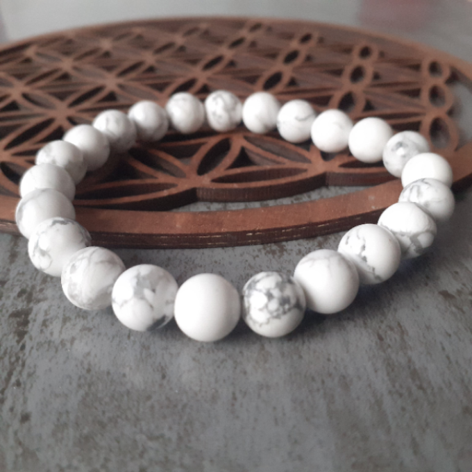 Bracelet Howlite 