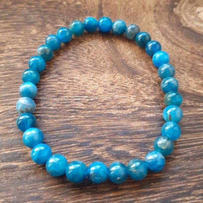 Bracelet Apatite 6 mm L